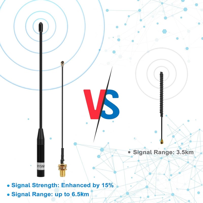 MakerHawk ESP32 LoRa V3 Development Board with 915MHz Antenna - SX1262 LoRa V3 Device and 10dBi Gain 17cm SMA Male Long Range Soft Whip Antenna Set for Meshtastic Arduino LoRawan IOT (Antenna：840-930MHz) - Image 2